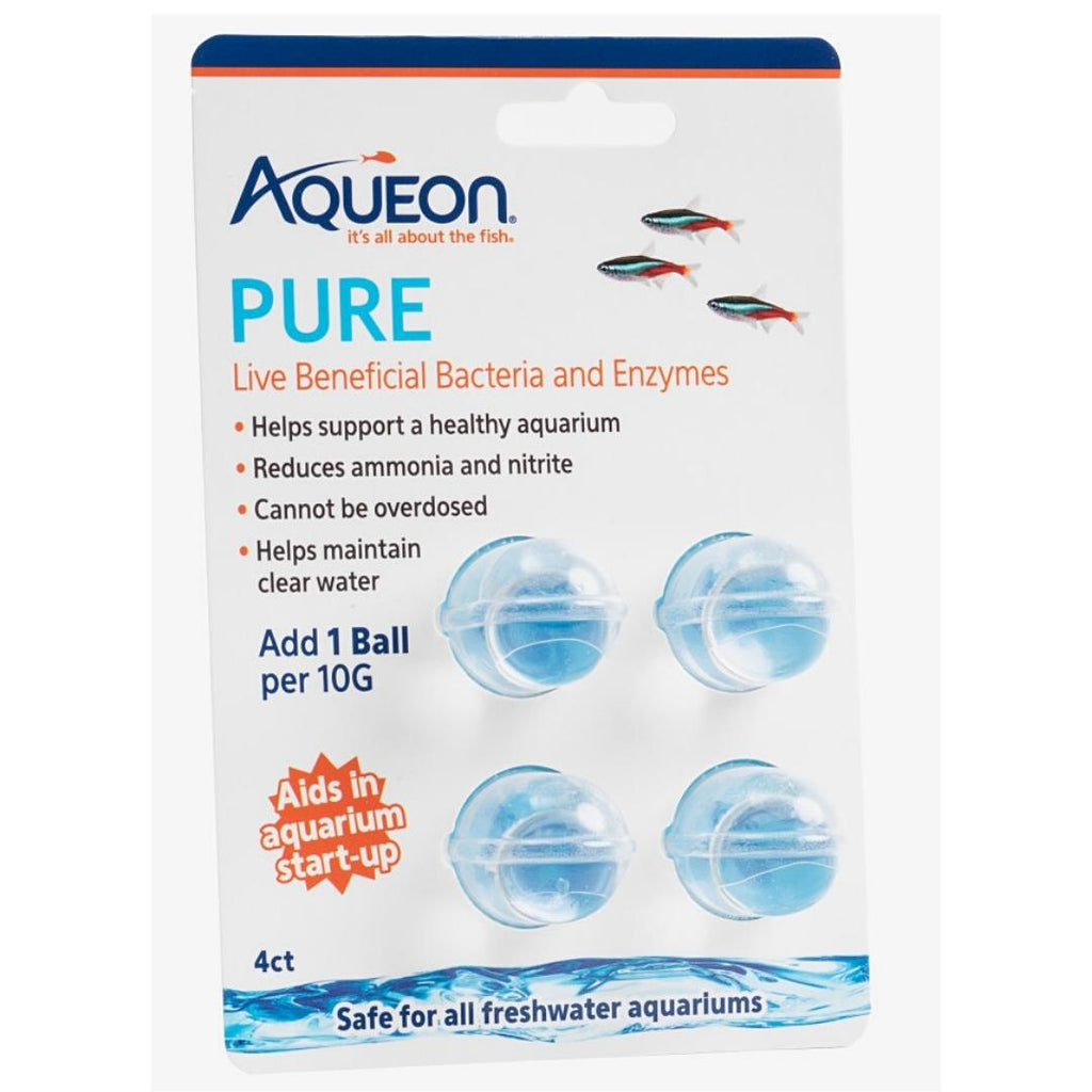 Aqueon PURE Live Beneficial Bacteria 4 Pack,, 6ea/10 gal