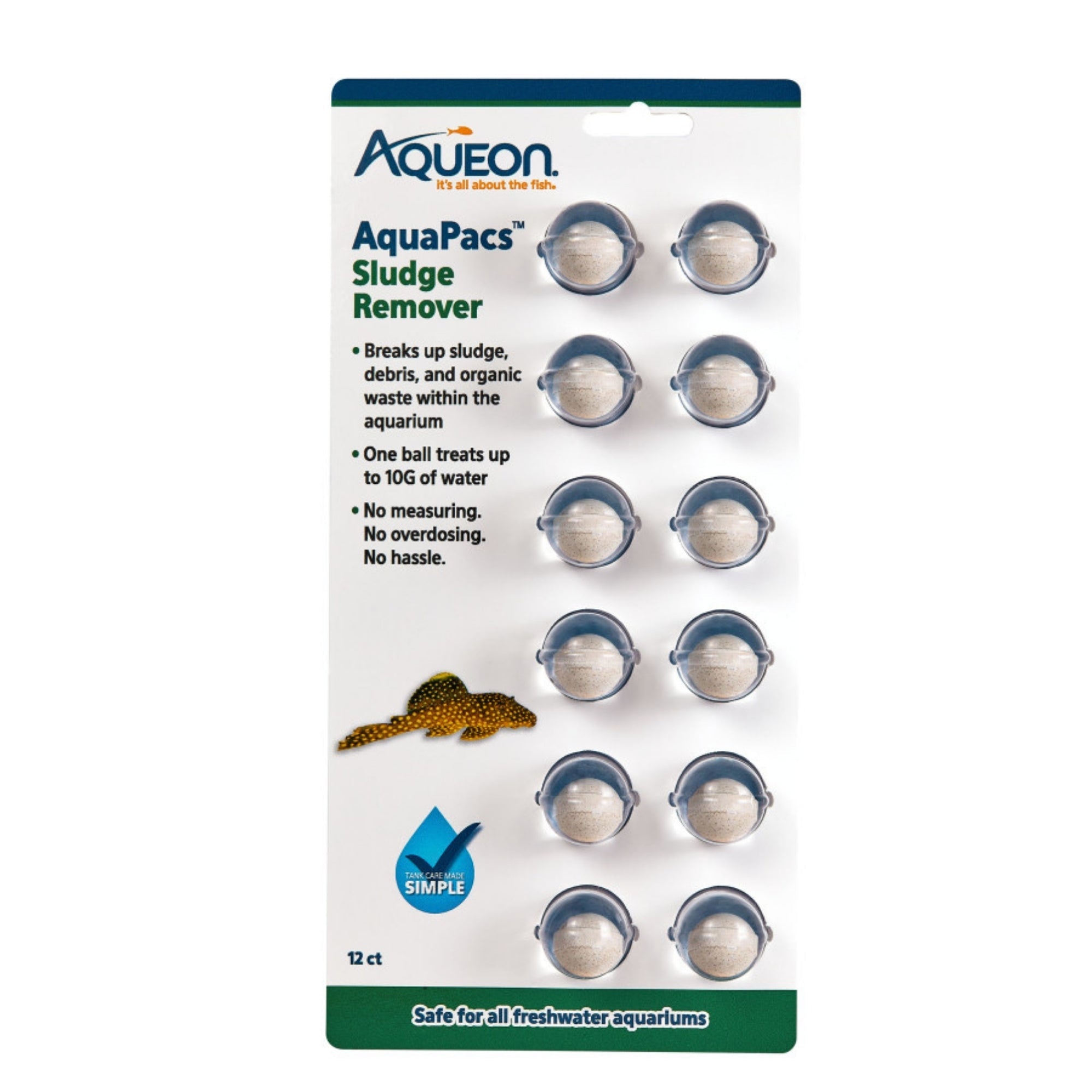 Aqueon AquaPacs Sludge Remover 6ea/12pk