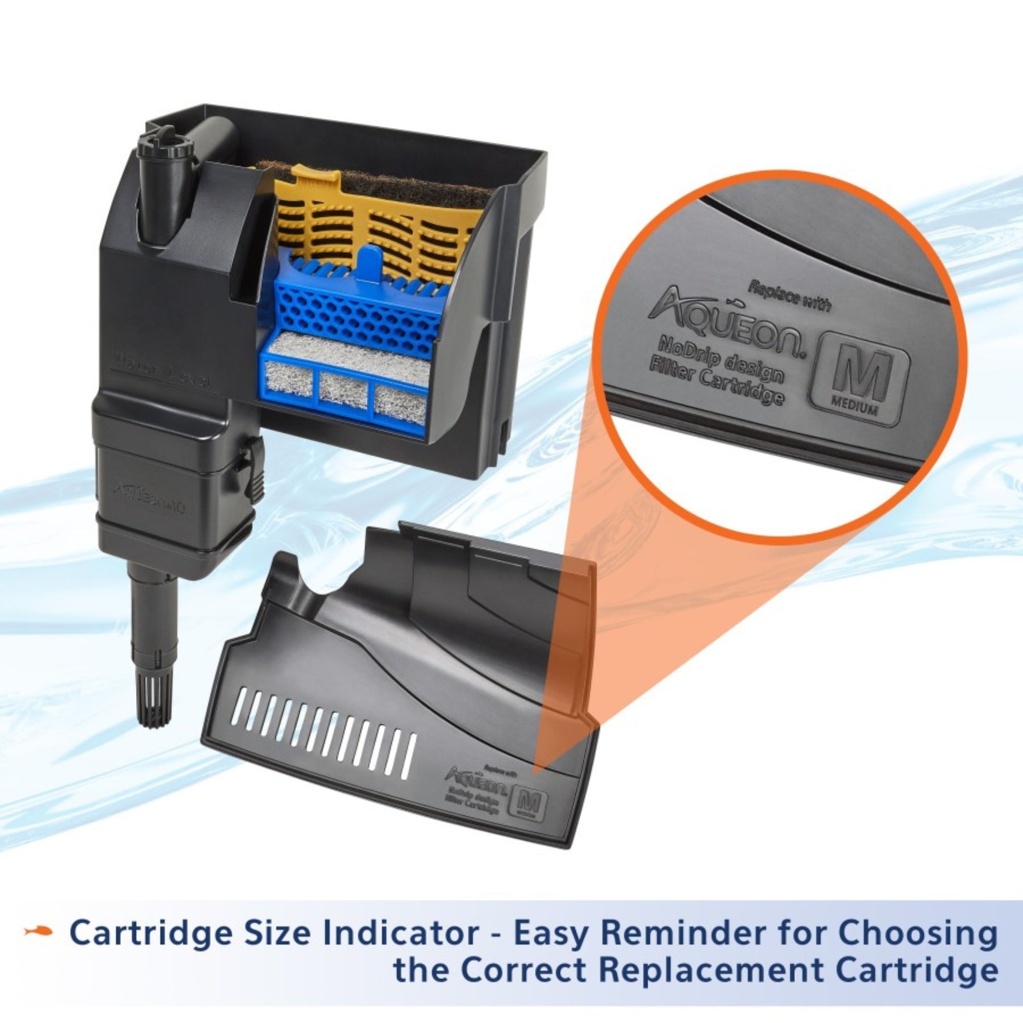 Aqueon SmartClean Power Filter with EcoRenew Filter Cartridge 1ea/2030 gal