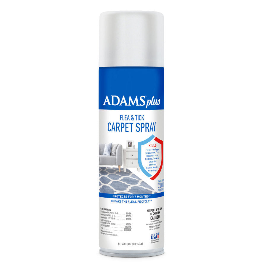 Adams Plus Flea  Tick Carpet Spray, For Indoor Use 1ea/16 oz