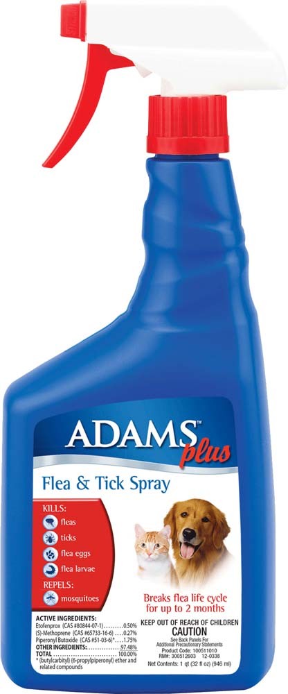 Adams Flea  Tick Dog and Cat Spray 1ea/32 fl oz