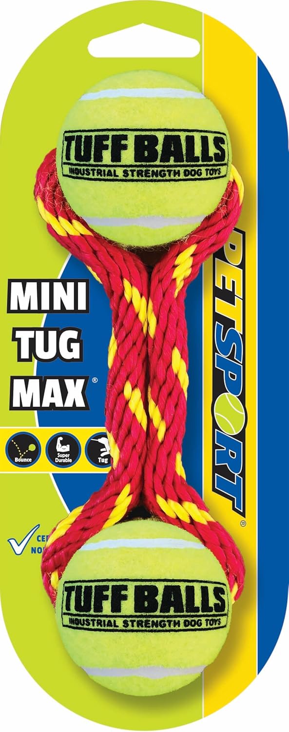 Petsport USA Tug Max Dog toy Assorted, 1ea/7 in, Mini