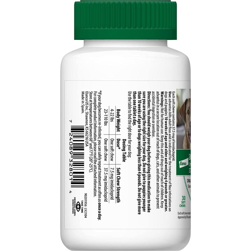 Advantus Dog Large 37.5Mg Soft Chew 30Ct. (3pack)