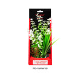 Aquatop Vibrant Wild Plant White 10in