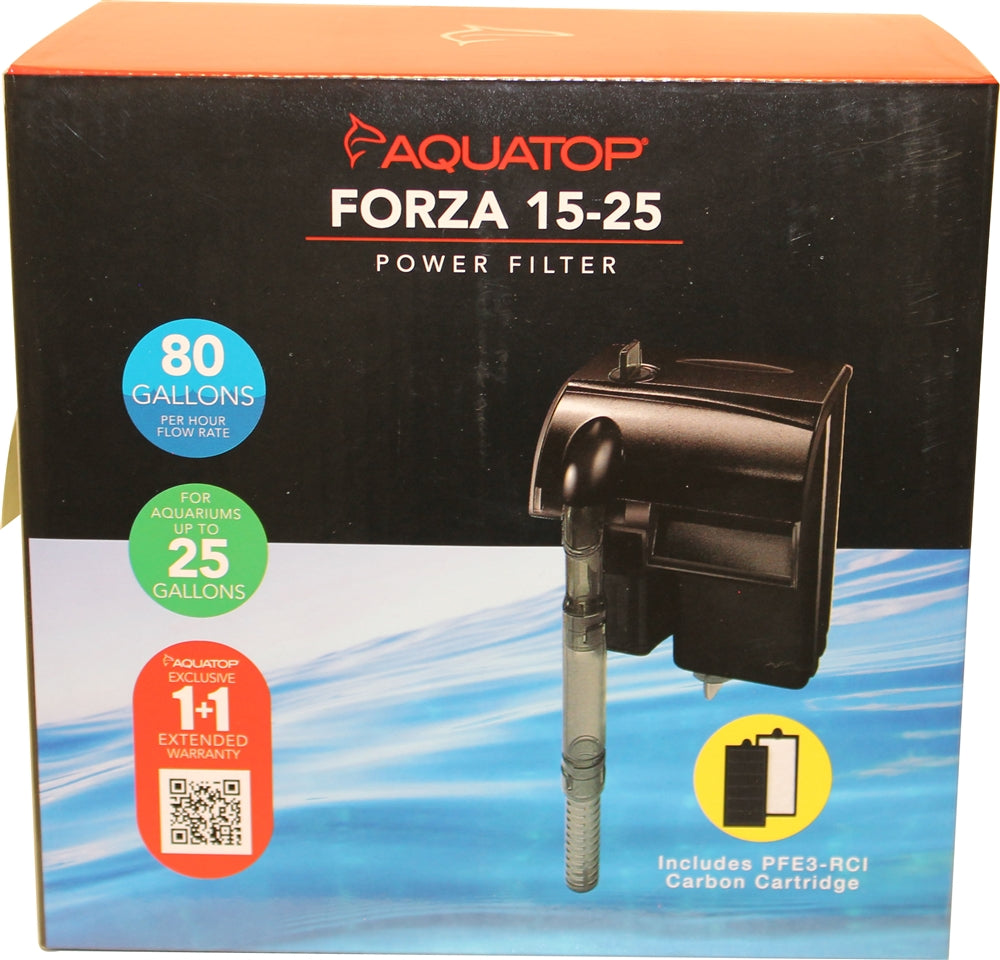 Aquatop FORZA 1525 Power Filter Black, 1ea/80 GPH
