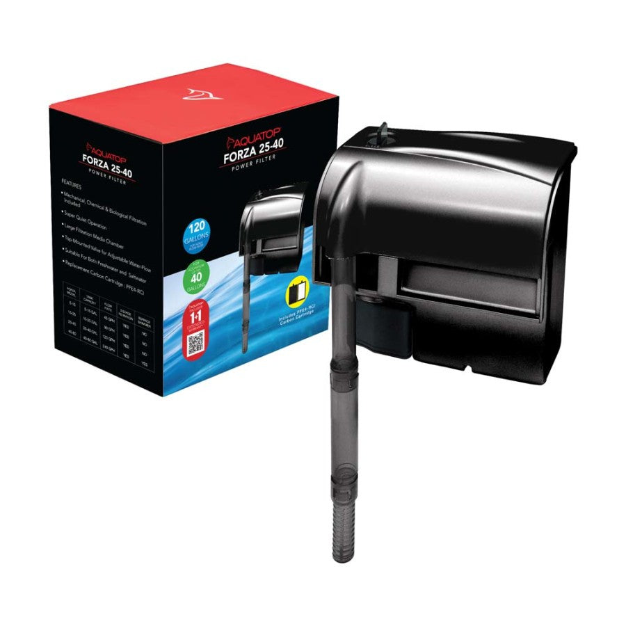 Aquatop FORZA 2540 Power Filter Black, 1ea/120 GPH