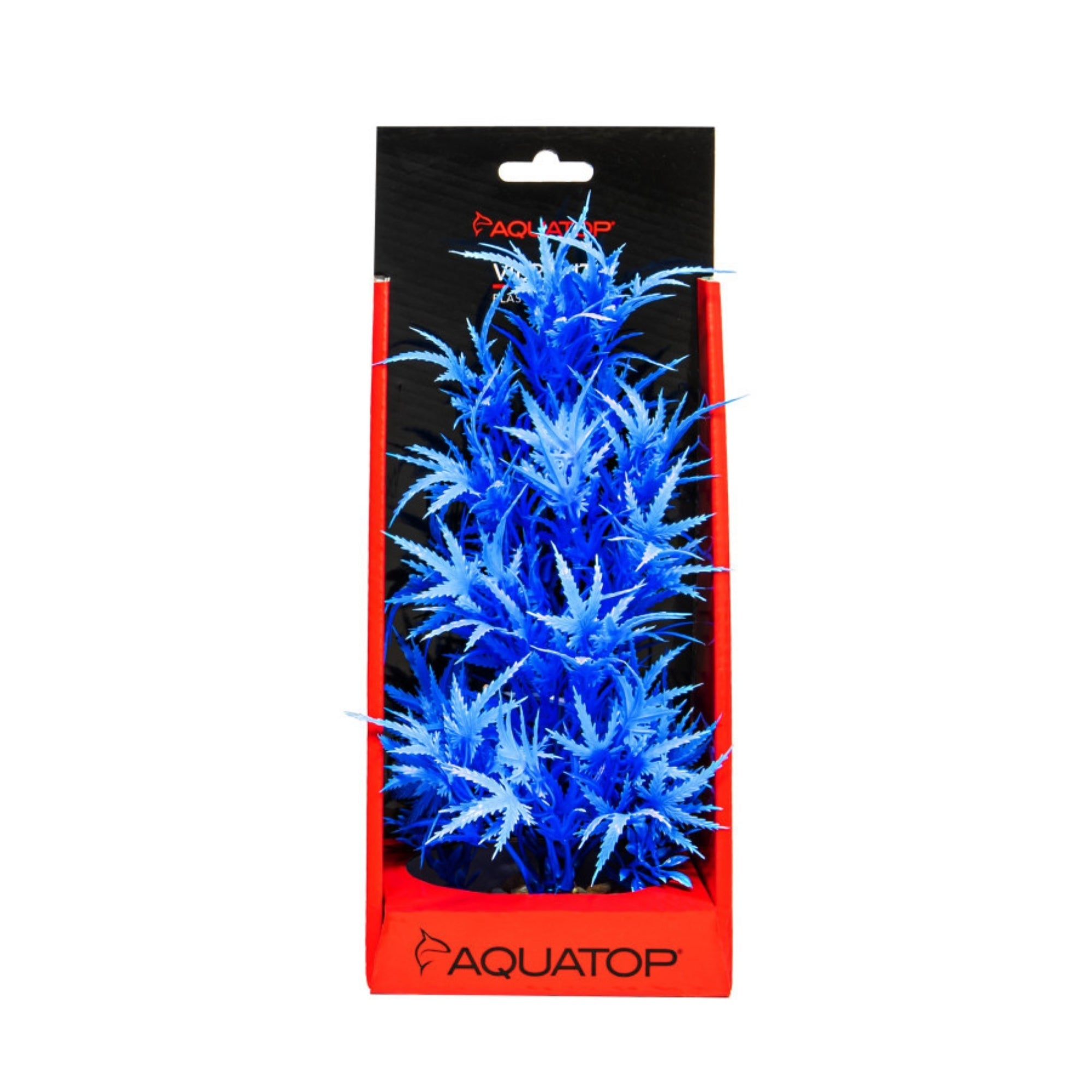 Aquatop Vibrant Fluorescent Cannabis Plant Blue 10in