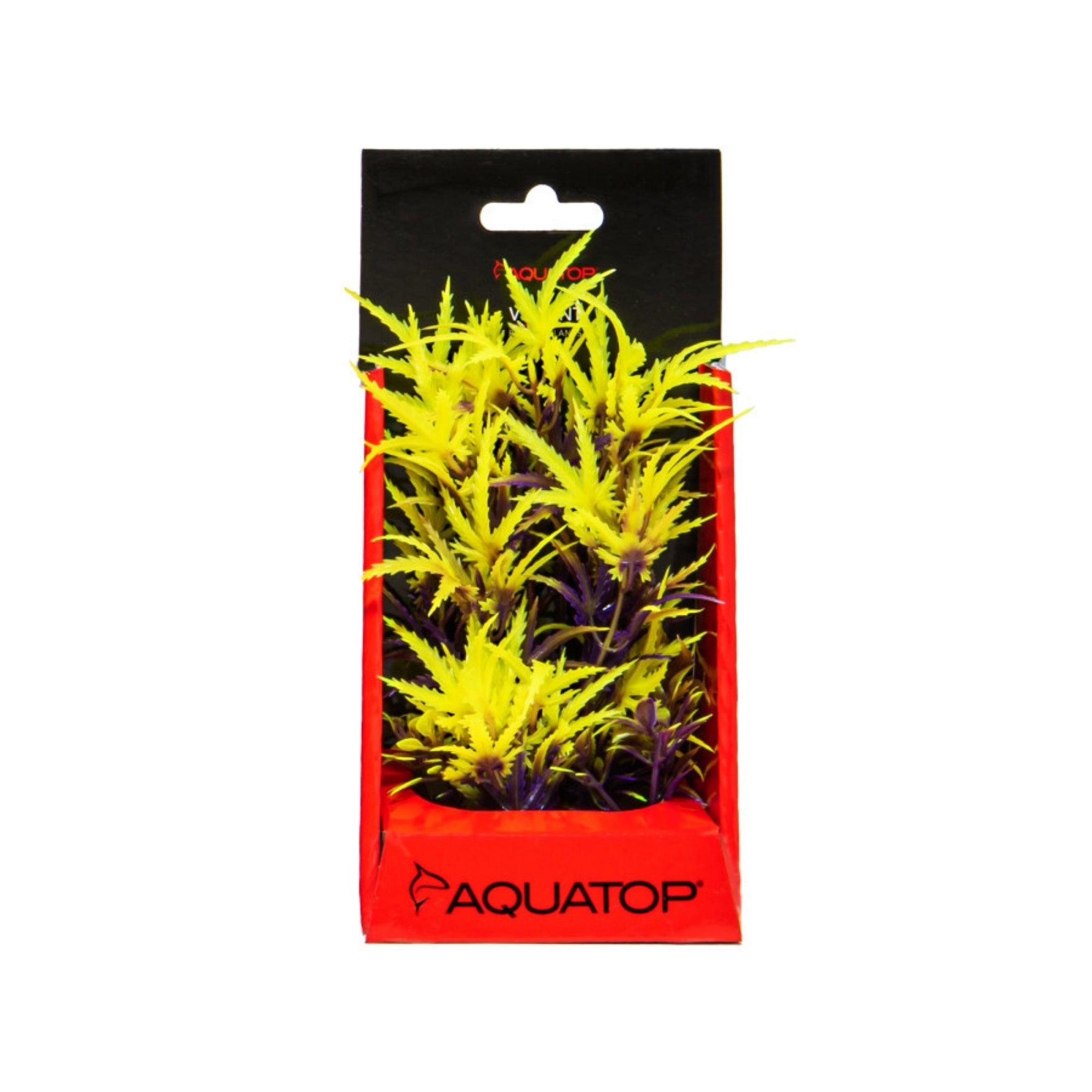 Aquatop Vibrant Fluorescent Cannabis Plant Olive 6in