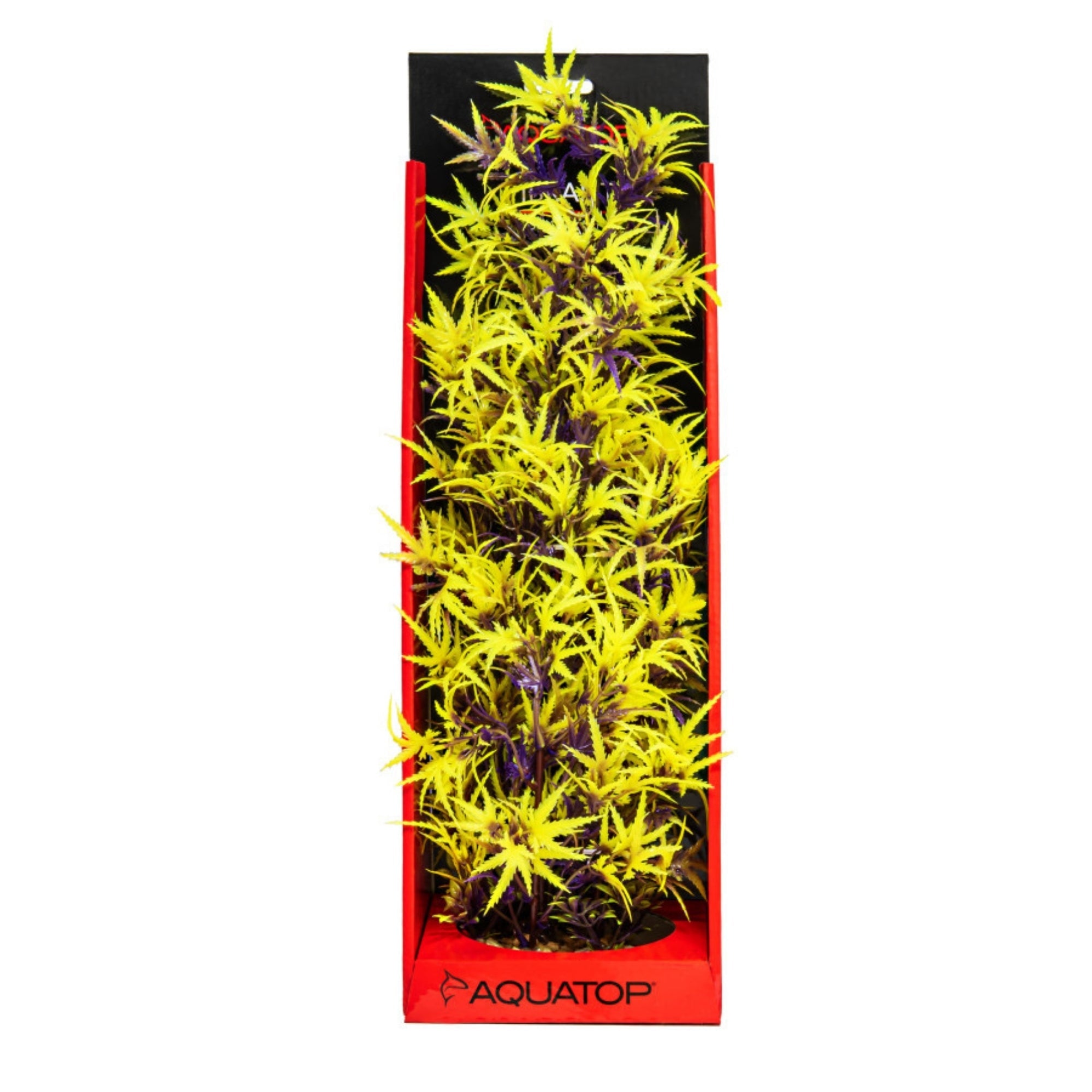 Aquatop Vibrant Fluorescent Cannabis Plant Olive 16in