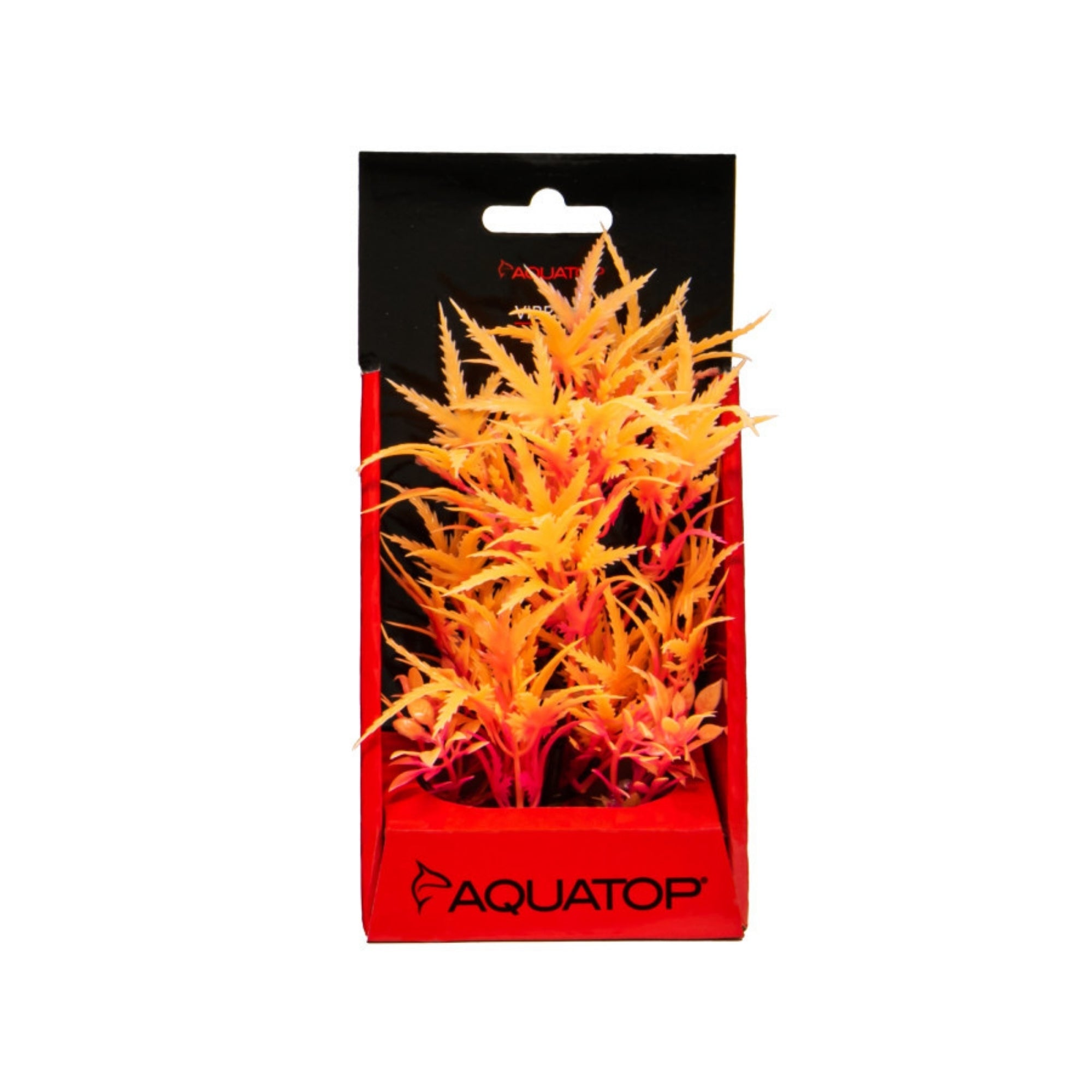 Aquatop Vibrant Fluorescent Cannabis Plant Tangerine 6in