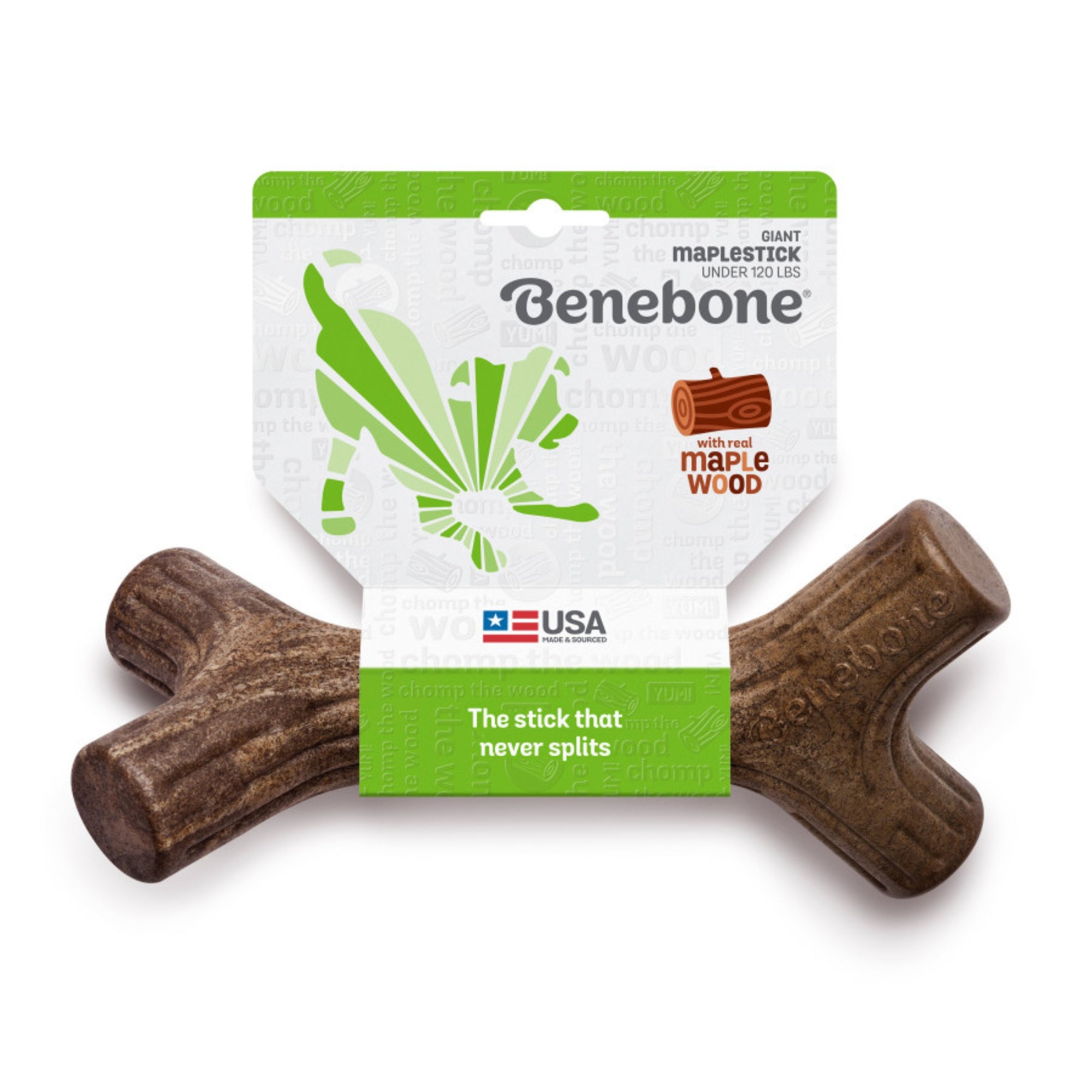 !Benebone Maplestick Durable Dog Chew Toy 1ea/XL